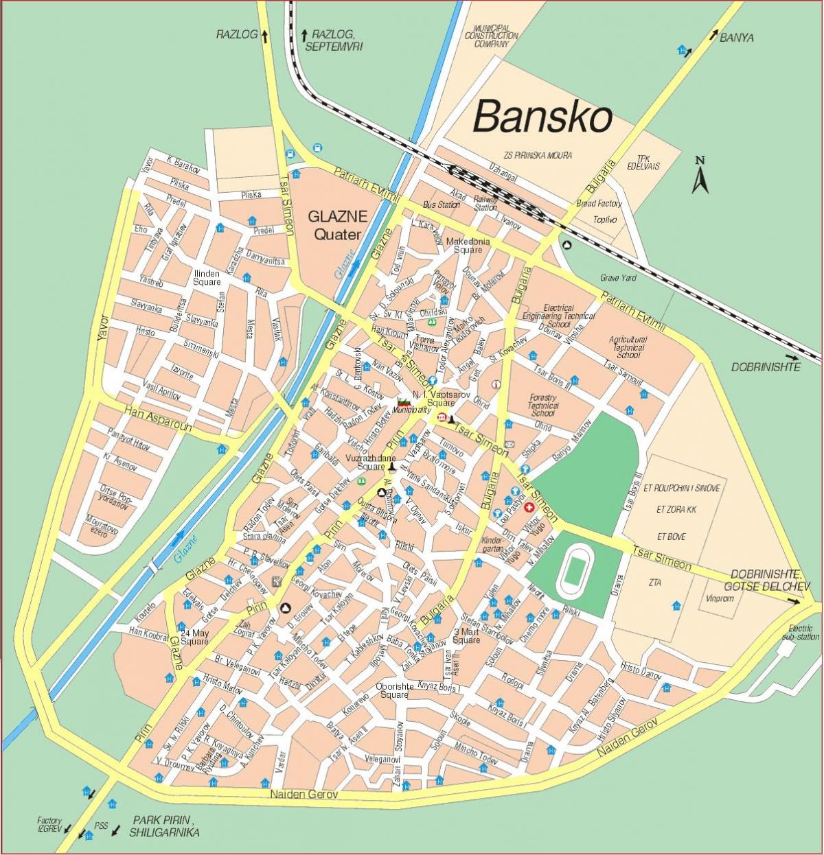 Bansko bulgarie carte