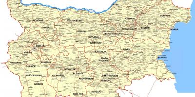 La bulgarie carte du pays