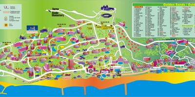 Golden beach Bulgarie carte