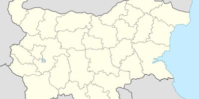 Carte de la Bulgarie carte de vecteur