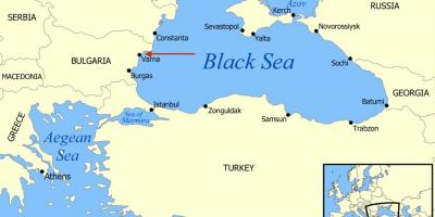 La bulgarie emplacement dans la carte du monde